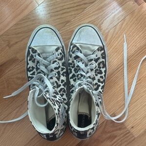 Converse Kids Black and White Patterned High-Tops